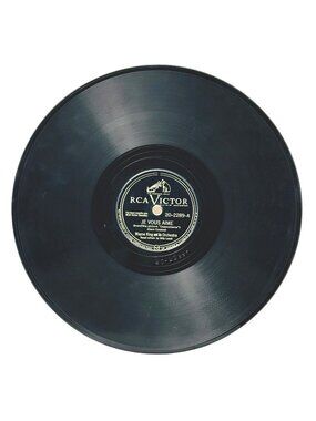 Wayne King Je Vous Aime 10 Inch Shellac 78 RPM Records RCA Victor 20-2289 Vintag